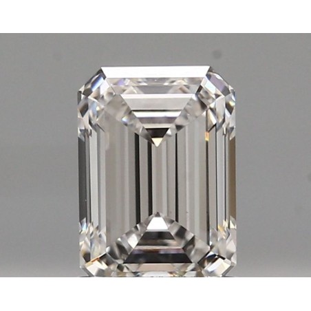 Diament laboratoryjny bezbarwny szlif szmaragdowy, 1.21ct, VVS2, E, IGI LG739551104